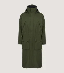 Unisex Technical Vatersay Sporting Cape In Rifle Green
