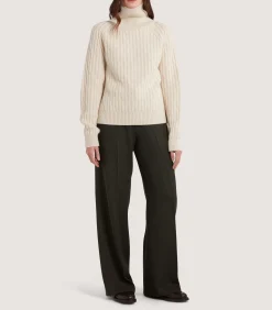 Women's Annabel Roll Neck in Ivory