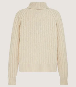 Women's Annabel Roll Neck in Ivory