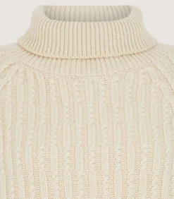 Women's Annabel Roll Neck in Ivory