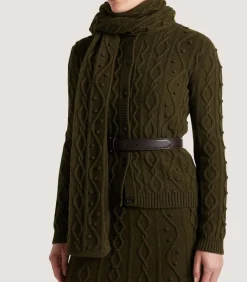 Women's Cashmere Aran Cardigan