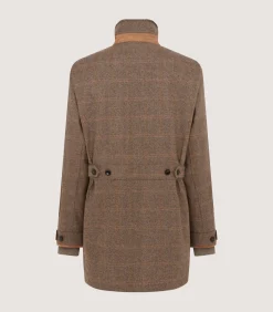 Women's Cashmere Tweed Raglan Field Coat In Brecbowie