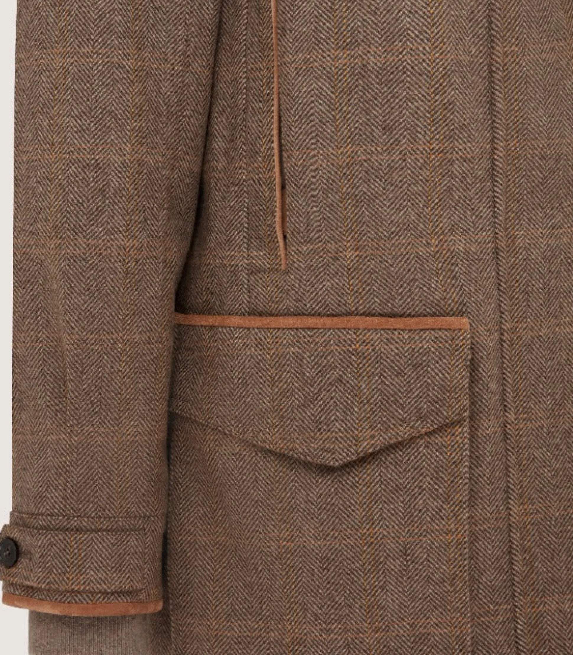 Women's Cashmere Tweed Raglan Field Coat In Brecbowie