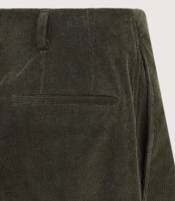 Women's Double Pleat Trouser In Loden
