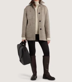 Women's Estate Coat in Pebble