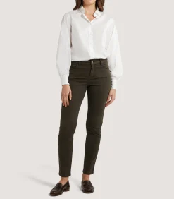 Women's Five Pocket Trouser in Loden