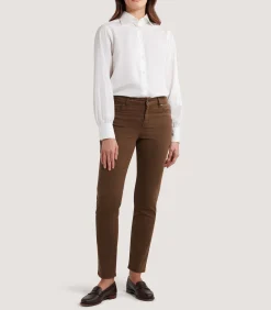 Women's Five Pocket Trouser in Walnut
