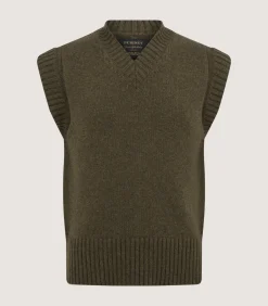 Women's Islay British Outdoor Vest in Loden
