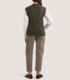 Women's Islay British Outdoor Vest in Loden
