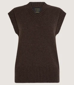 Women's Islay British Outdoor Vest in Walnut