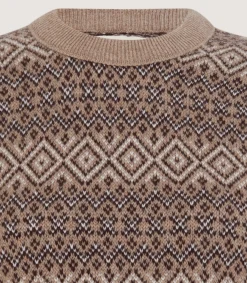 Women's Kirkstone Cashmere Fairisle Jumper in Antler