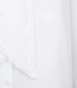 Women's Lace Stand Collar Shirt