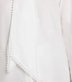 Women's Lace Stand Collar Shirt