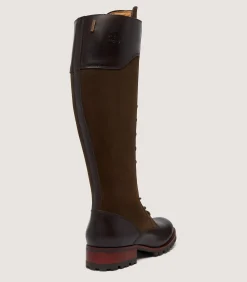 Women's Le Chameau La Parisienne Boot In Dark Brown