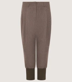 Women's Loden Two Pleat Breek with Storm Cuff in Taupe