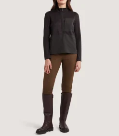 Women's Merino Tech Jersey Jacket in Bark