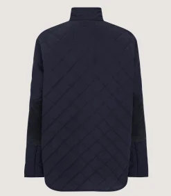 Women's Navy Quilted Purdey Jacket