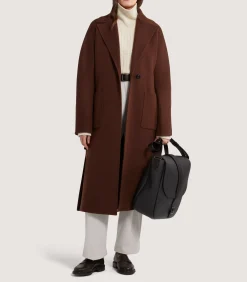 Women's Portman Coat In Dark Umber