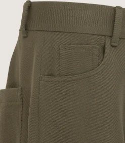 Women's Seymour Trouser in Dark Olive