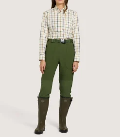 Women's Shropshire Lightweight Trousers In Fern Green