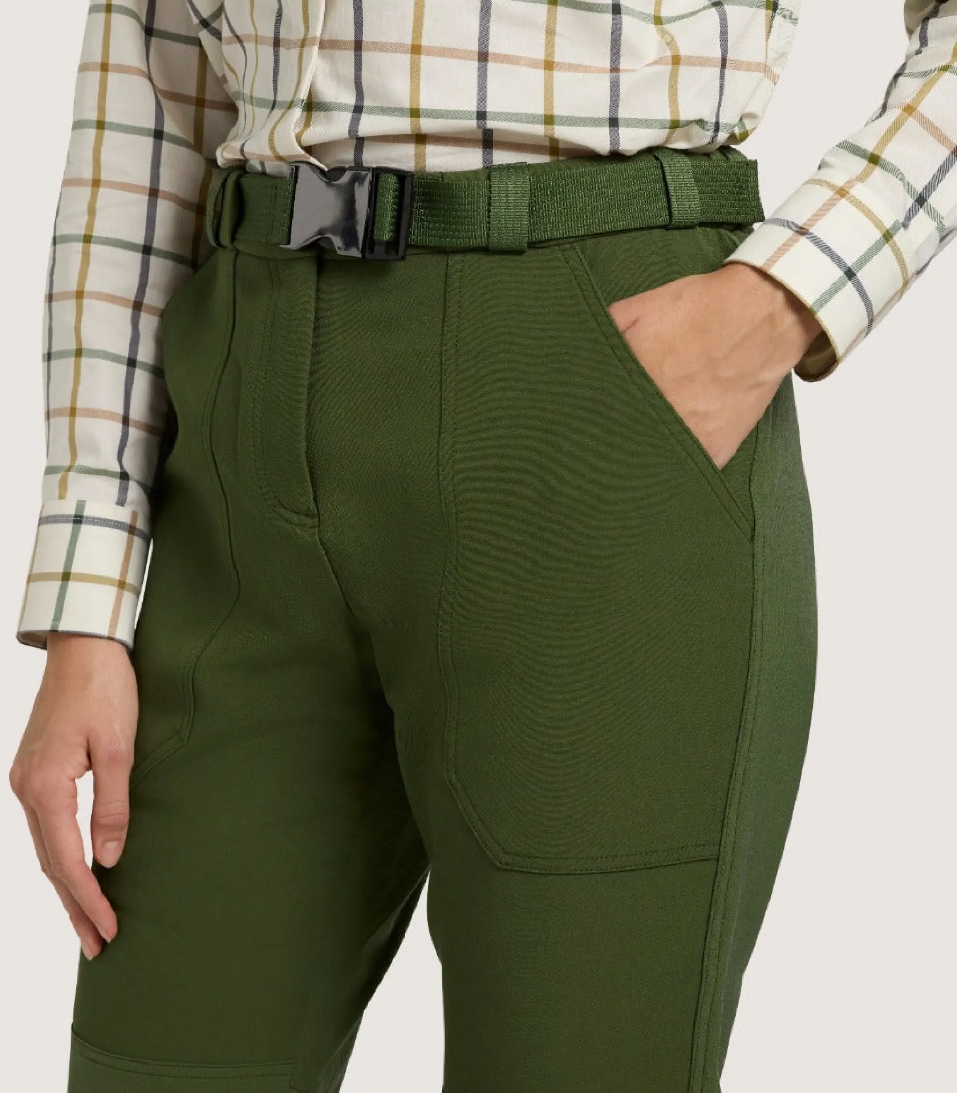 Women's Shropshire Lightweight Trousers In Fern Green