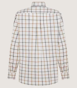 Women's Summer Sporting Windowpane Shirt In Green