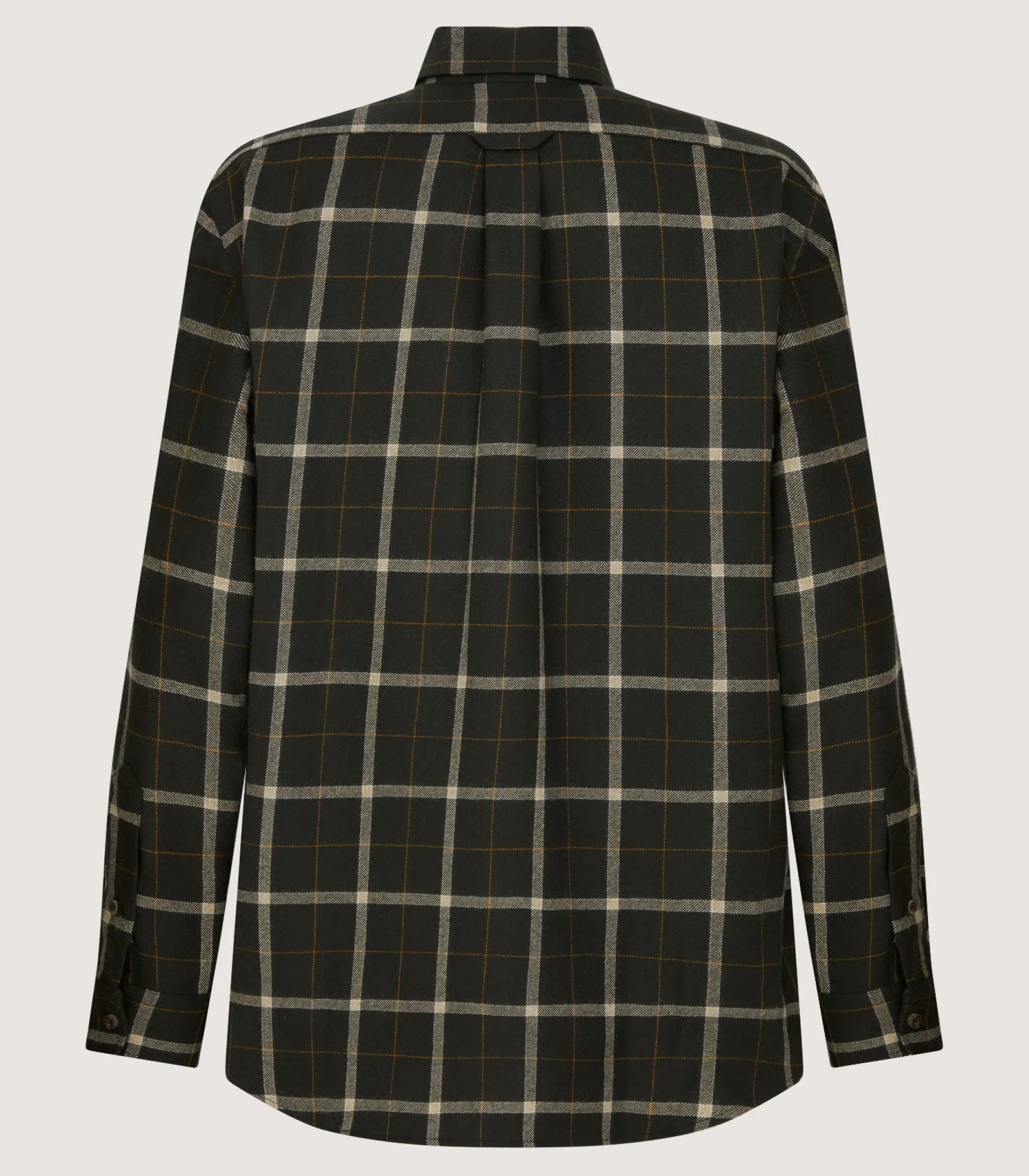 Women's Tartan Button Down Shirt in Dark Olive