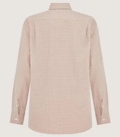 Women's Tattersall Sporting Shirt in Rose