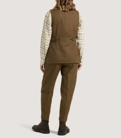 Women's Tech Tweed Sporting Vest In Lomond