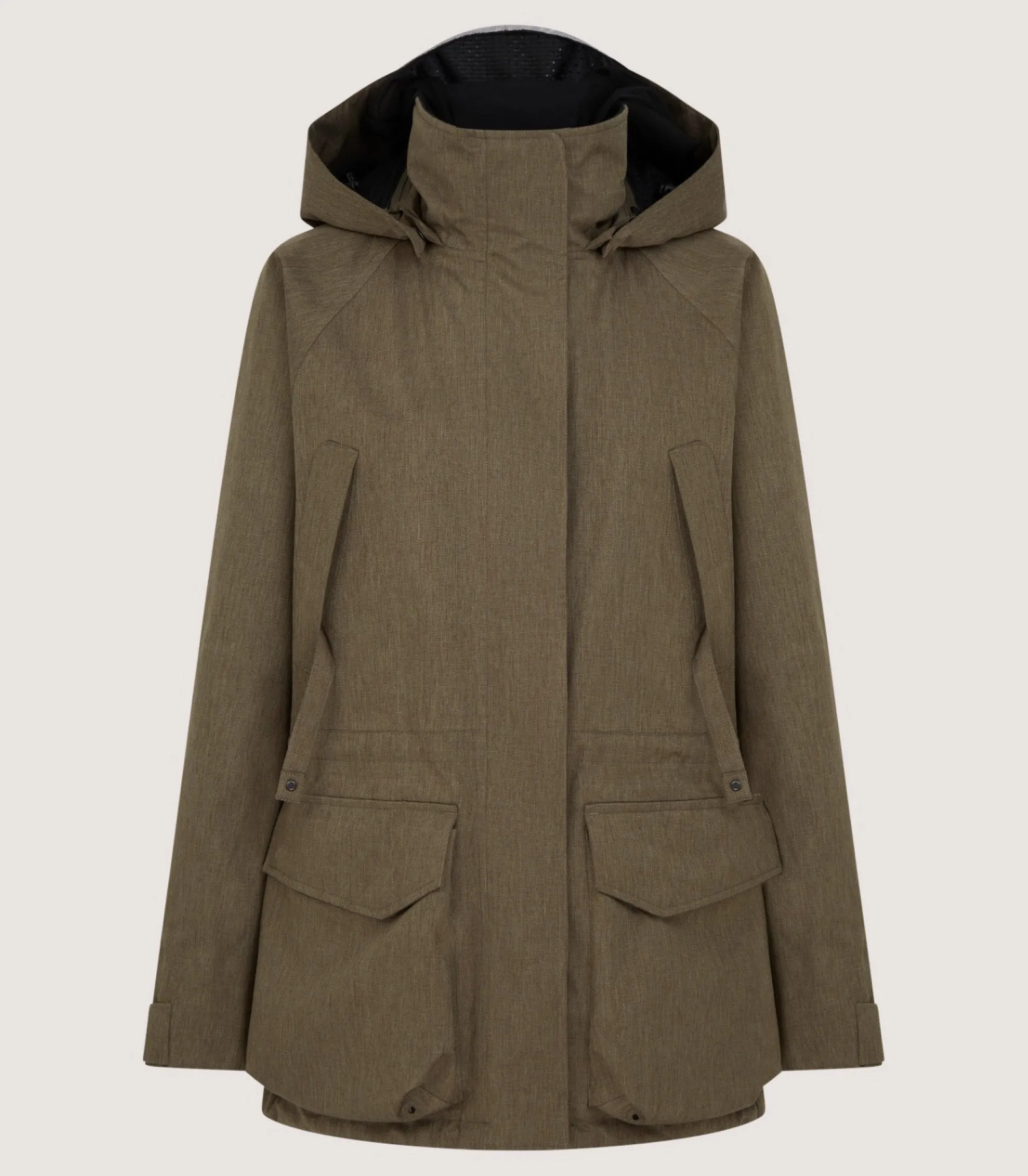 Women's Technical Lancashire Field Coat in Drab