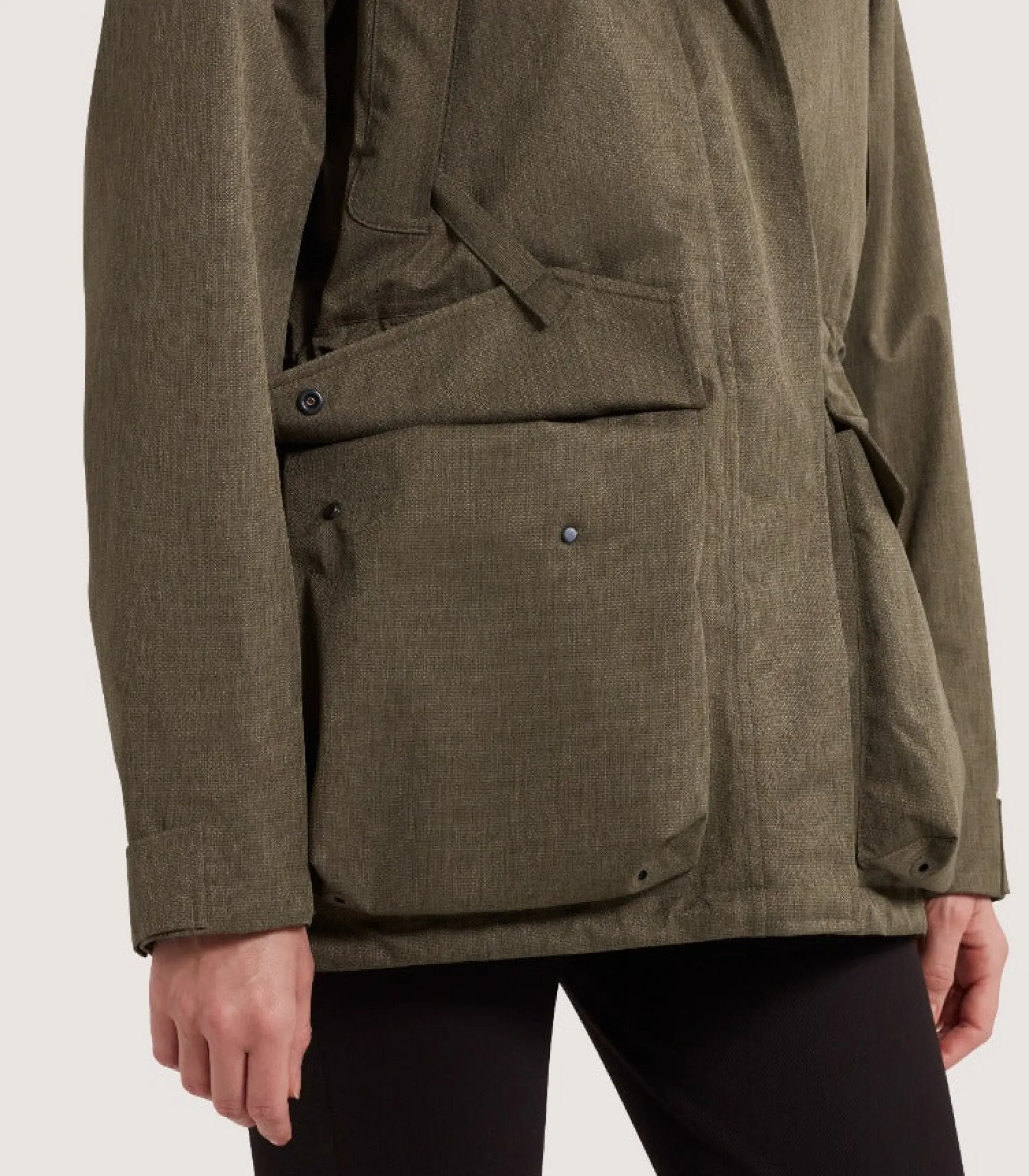 Women's Technical Lancashire Field Coat in Drab