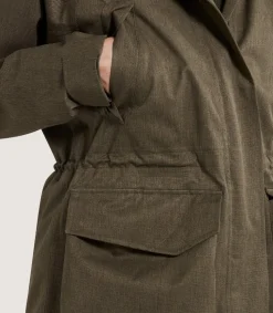 Women's Technical Lancashire Field Coat in Drab