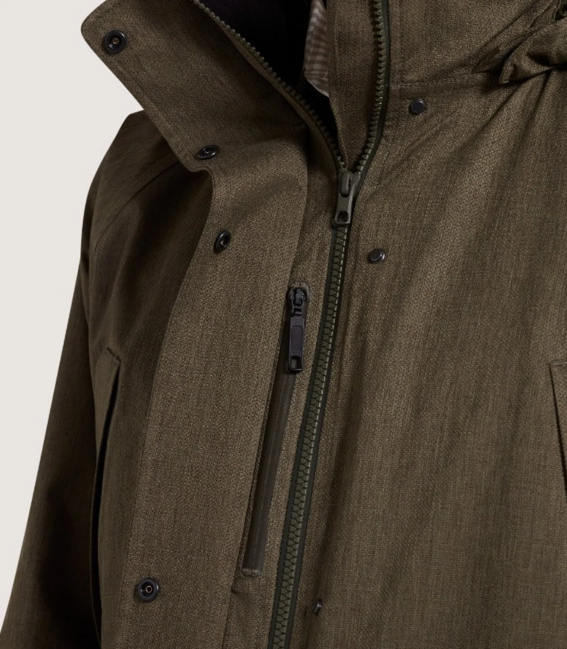 Women's Technical Lancashire Field Coat in Drab
