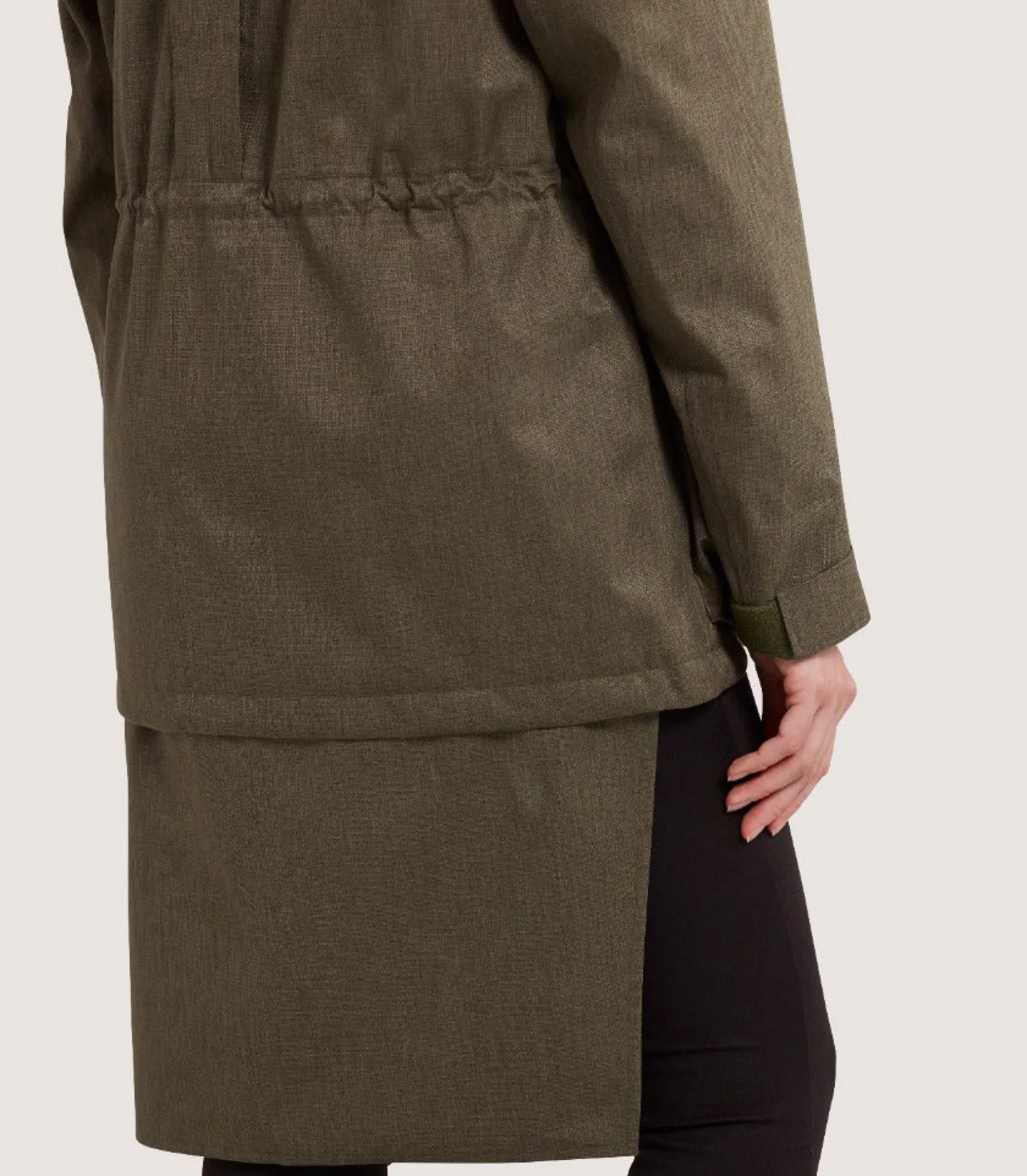 Women's Technical Lancashire Field Coat in Drab