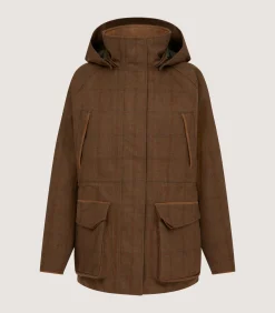 Women's Technical Tweed Lancashire Field Coat In Lomond