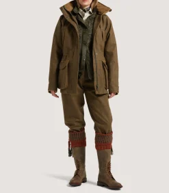 Women's Technical Tweed Lancashire Field Coat In Lomond