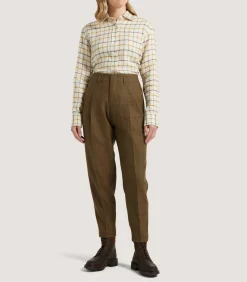 Women's Technical Tweed Two Pleat Sporting Trouser In Lomond