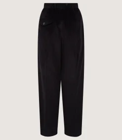 Women's Triple Pleat Trouser In Black