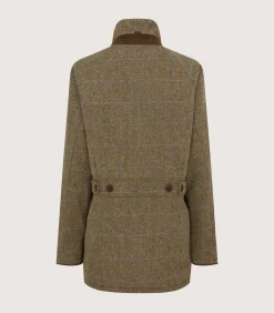 Women's Tweed Raglan Field Coat In Macaterick